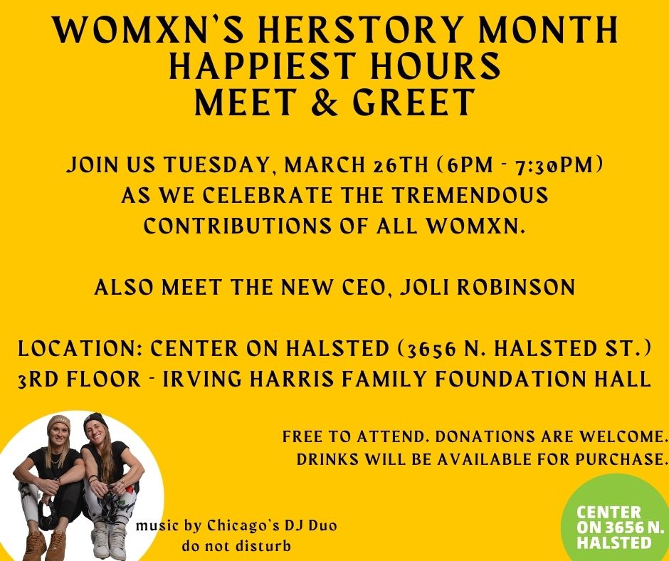 Women's Herstory Month Happiest Hours Meet and Greet Registration